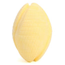 Pet Rugby Shape Chew Toys Dog Bite Tooth Clean Interactive Balls (Yellow)