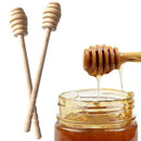 Long Handle Wood Honey Dipper Stick Honey Mixer Spoon Kitchen Tool (1pc) A