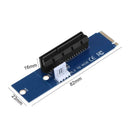 2pcs M.2 NGFF SSD to PCI-E Express 4X Converter Adapter Card Power Cable