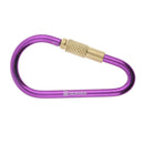 Camping Carabiner Hook Aluminum Alloy Karabiner Clip D-type Buckle purple