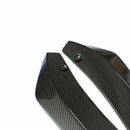 2PC Universal Carbon Fiber Rear Bumper Lip Diffuser Splitter Canard Protector CY