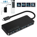 USB Type-C to USB 3.0 Hub with 4 USB-A Ports Adapter for New Macbook PC Laptop