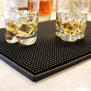 2xService Beer Bar Runner Rubber Drip Mat 30x15cm Home Bar Waterproof