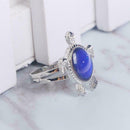 1Pc Fashion Mood Ring Changing Color Turtle Adjustable New Ring Temperature Y6A9