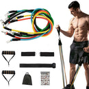 11pcs/set Pull Rope Fitness Exercises Resistance Bands New
