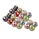 20x Metallic Style Acrylic Loose Beads for DIY Necklace Bracelet Jewelry