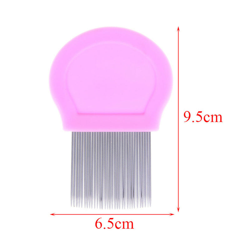 Hair Lice Comb Brushes Terminator Fine Egg Dust Free Removal Stainless Steel Gw