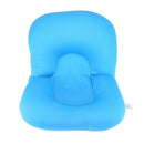 Foldable Baby Bath Tub Baby Bath Seat Antiskid Bathing Net Mat(Blue) A