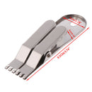 Stainless Steel Fishing Earthworm Live Maggots Clip Bait Fishing Tools Tackle