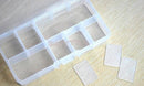 10 Slots Storage Box Adjustable Jewelry Novelty  Chic Craft Organizer Beads  LJ