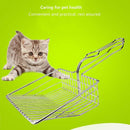 Durable Cat Litter Scoop Metal Waste Scooper Poop Pet Sand Shovel Cleaning Tools