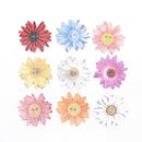 50pcs Flower Series Wood Buttons Sewing Scrapbooking  DIY Clothing Wooden De BX