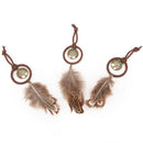 Mini Dream Catcher Feather Hanging Decor Wall Car Hanging Ornament Keychain3C
