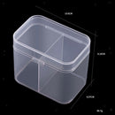 Plastic Makeup Rounds Cotton Swabs Towels Storage Box Crafts Container Case