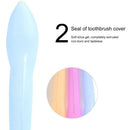 Portable Silicone Toothbrush Box Protect Holder Dustproof Organizer Storage