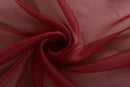 Burgundy Eyelet Telylene Window Treatment Curtain Door Drape Valance 1x2.1M