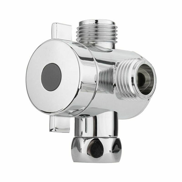 1/2 inch 3 Way T-adapter Toilet Bidet Bath Shower Head Arm Mounted Diverter