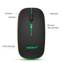 Bluetooth 2.4G Rechargeable Dual Mode Wireless Light Optical Mouse (Black)