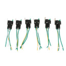 6Pcs 4-Pin Fuse On/Off SPST Socket Heavy Duty Relays Switch 14 AWG