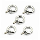 5pcs New M6 Shouldered Lifting Eye Ring Bolts Nuts 304 A2 Stainless Steel M6x12