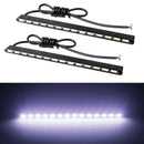2pcs Bright 7030 12-LEDs SMD Waterproof Car Day Run Light Strip DRL Fog Lamp zxc