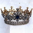 Baroque Queen Crown For Women-Small Round Crown For Pageant,Photograph,Thea