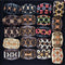 1pc Magic Butterfly Shape Wood Beads Stretchy Hair Styling Slide Clip Updo Combs