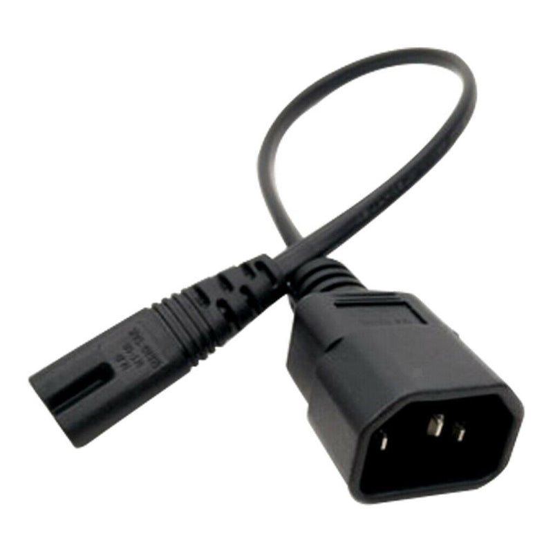 New PVC C14 Male To C7 Female Power Convertor Replacement UPS Server Kit