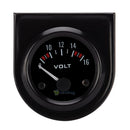 Black Face 2 Inch 52mm Voltmeter Volt Voltage Gauge Meter 12V LED Boat CAR AUTO