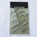 7 pc Hand Repair Upholstery Sewing Needles Carpet Leather Curved Canvas NEW RES