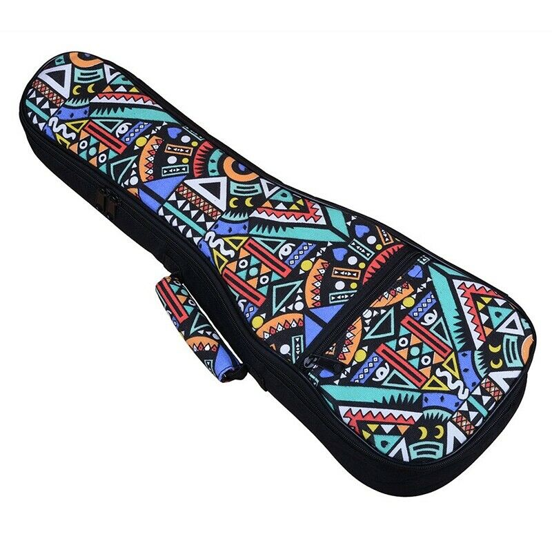 26 Inch Double Strap Hand Folk Ukulele Carry Bag Cotton Padded Case For Uku