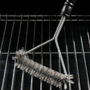 Kitchen BBQ Grill Barbecue Cleaning Brush Stainless Steel Cooking Tool Brush Hn