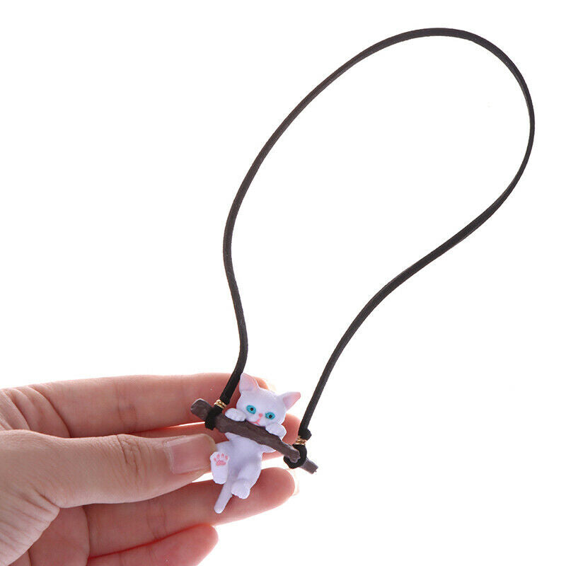 Car Pendant Cute Branch Cat Rearview Mirror Pendant Car Interior DecorationB*SE
