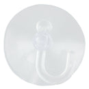 5 Pcs Bathroom Kitchen Glass Clear Suction Cup Hook Wall Hangers X3R8