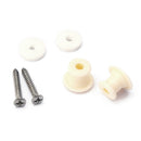 2pcs ABS Plastic Guitar Strap Locks With Screws For Acoustic Electric Guitar