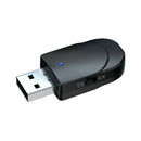 KN330 Portable 2 in 1 Bluetooth 5.0 Dongle Wireless Audio Adapter for Phone TV