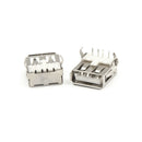 20pcs USB SMD 4Pin A Type Female Socket Jack Connector 90 degree Charging FT