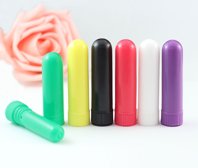 10pcs Aromatherapy Oil Blank Nasal Inhaler Tubes Complete Sticks Empty