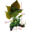 Plastic Aquarium Terrarium Plants Landscacpe Decorative Ornament for Reptil