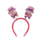 6 Pieces Christmas Headbands - Funny Reindeer Snowman Head Boppers for kids