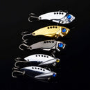 5PCS Lot Metal VIB Blade Fishing Lures Crankbaits Bass Hook Tackle 5cm 11g ES