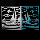 Sailboat Metal Cutting Dies Stencil For Scrapbook Paper Cards Craft Embossing TO
