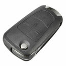 2-Buttons Remote Key Fob Case Shell & Uncut Blade For Vauxhall Opel Corsa A T6E4