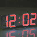 Led Wall Clock Table Clock Digital Alarm Clock With Red Led Display Brightn X6O2
