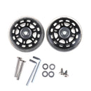 2x Luggage Suitcase Replacement Wheels Axles Repair Parts 70*24mm High Quali Nw
