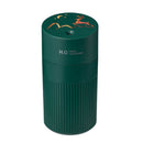 420ml Air Humidifier Car USB Charging Aroma Essential Oil Diffuser (Green)