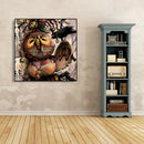 5D DIY Diamond Painting Full Drill Cross Stitch Owl Embroidery Handicrafts