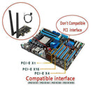 M.2 NGFF to PCI-E AC Wireless Card With AC Antenna 1550AC For 9260 DW1560
