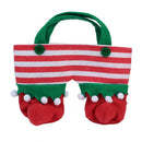 Merry Christmas Santa Bag Cover Xmas Dinner Party Table Decor