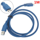 1M High Speed USB 3.0 A Male AM to Micro B USB 3.0 Micro B Male CablOZ